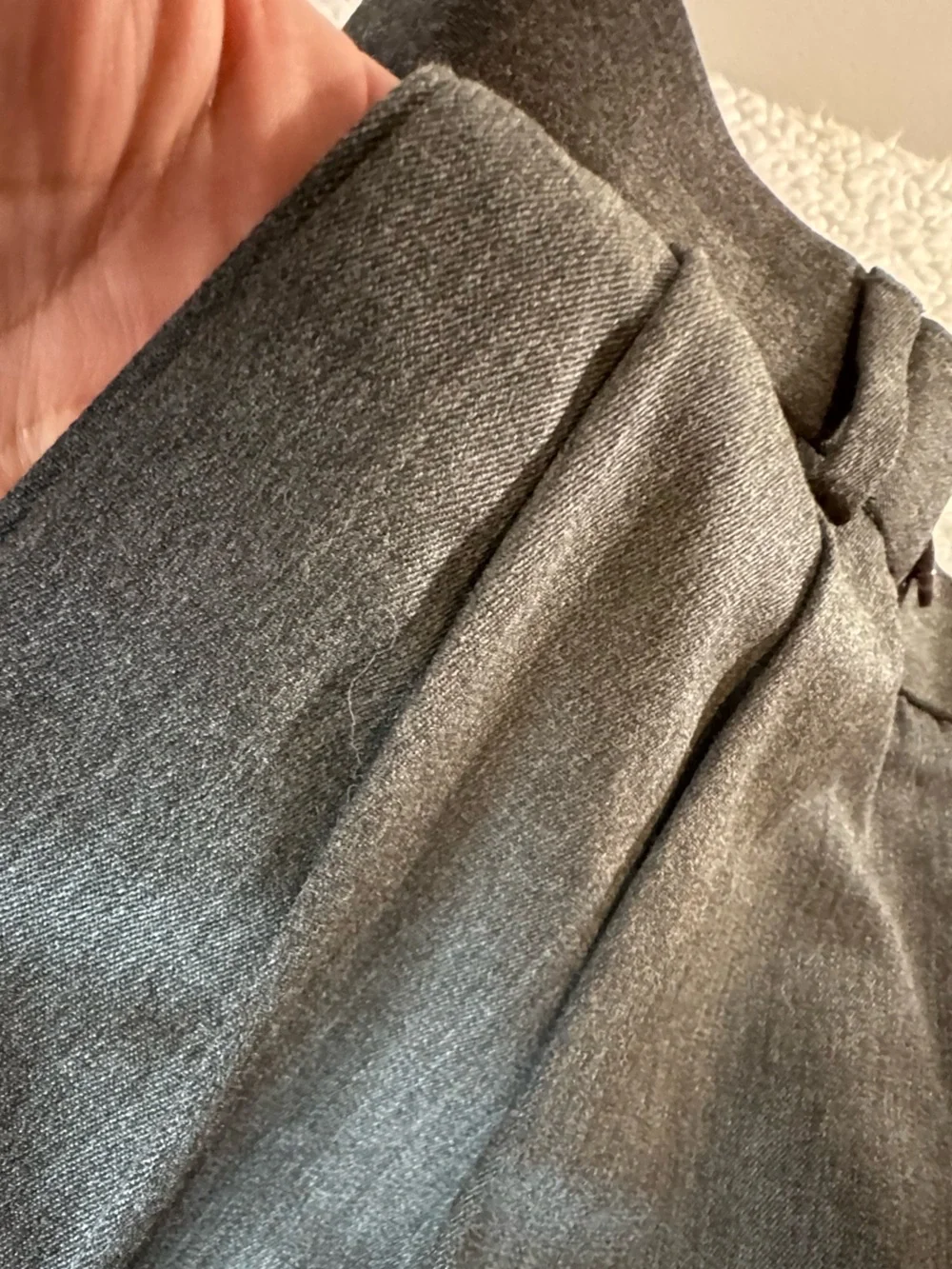 NWT Woolmark Pure new Wool Dress Trousers – Grey